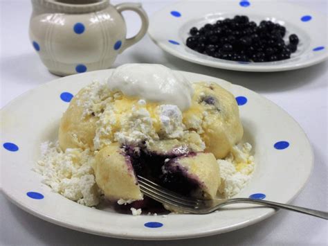 kinantot ni pare|Kynuté borůvkové knedlíky na páře recept .